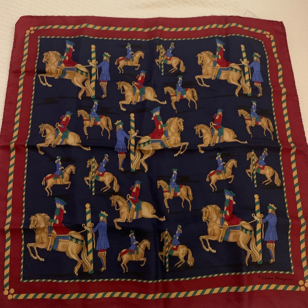 Ferragamo men’s pocket square